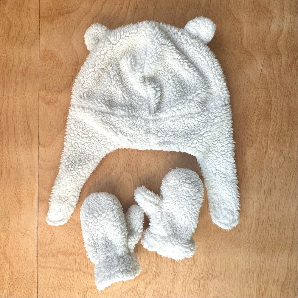 Simple Joys by Carter’s Sherpa Hat & Mittens Set | 12–24M